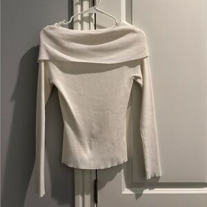 Elegant Off-Shoulder White Top